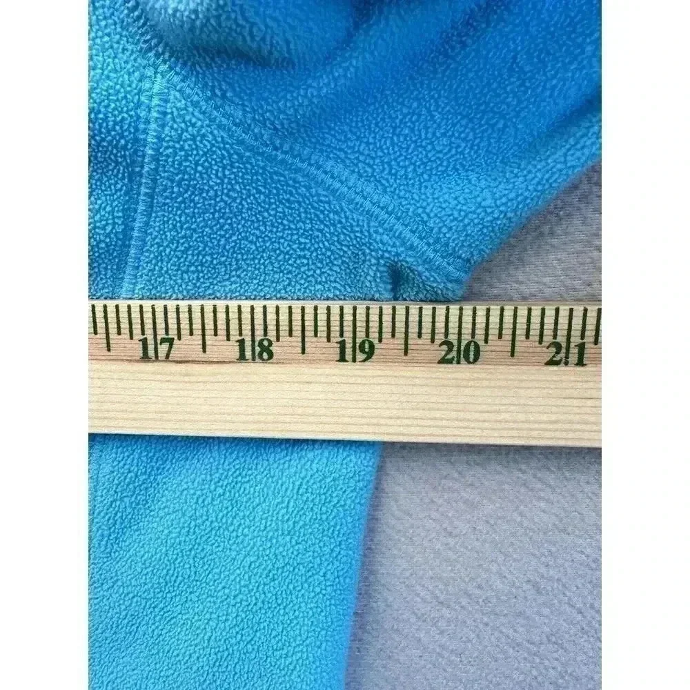 Eddie Bauer Women's Size Medium Blue Fleece 1/4‎ Zip Pullover Sweater - Picture 7 of 8
